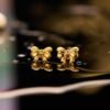 Bow stud earrings (stainless steel) product photo 4 | Glossy.pk Pakistan