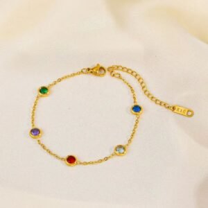 Multi Zarkoon Bracelet — Stainless Steel product photo 2 | Glossy.pk Pakistan
