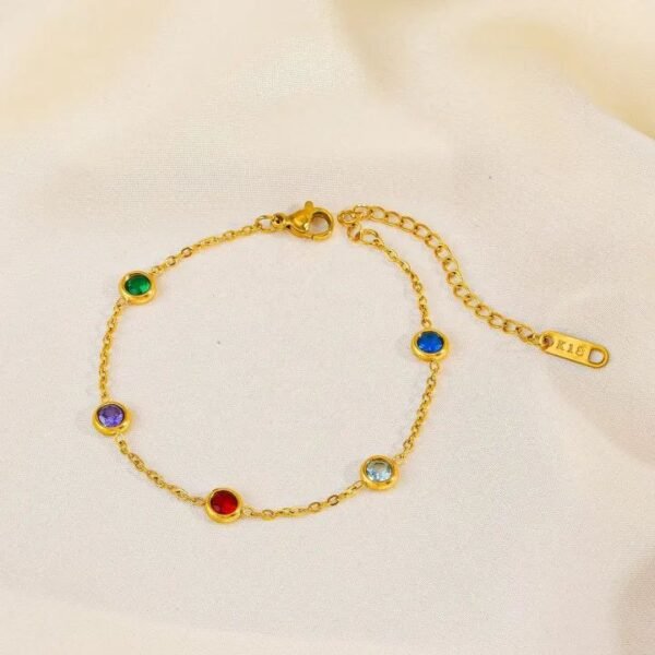 Multi Zarkoon Bracelet — Stainless Steel product photo 2 | Glossy.pk Pakistan