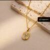Flower Necklace — Waterproof Stainless Steel product photo 3 | Glossy.pk Pakistan