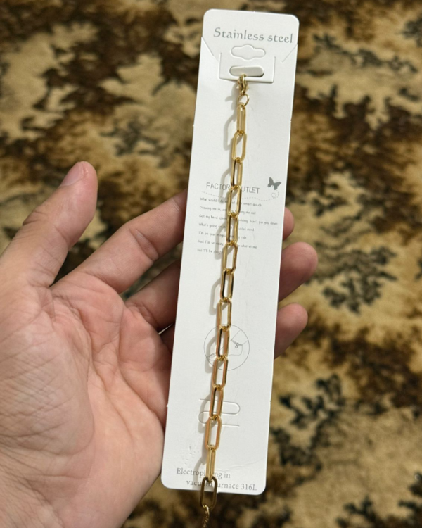 New Design Bracelet — Stainless Steel product photo 2 | Glossy.pk Pakistan