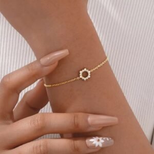 Flower Bracelet Stainless Steel