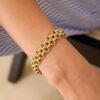 Hip Hop Stainless Steel Bracelet (Waterproof) product photo 2 | Glossy.pk Pakistan