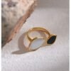 Acrylic Sheel Adjustable Ring product photo 2 | Glossy.pk Pakistan