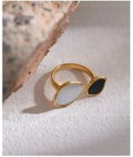 Acrylic sheel  adjustable ring - Image 2