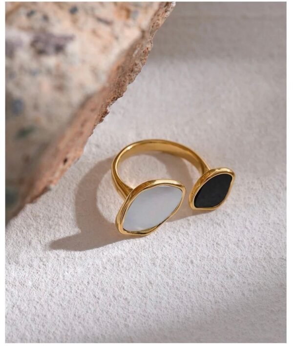Acrylic Sheel Adjustable Ring product photo 2 | Glossy.pk Pakistan