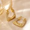 Stainless Steel Earrings product photo 2 | Glossy.pk Pakistan