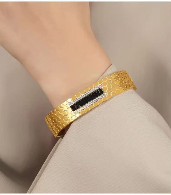 Handcuff Bracelet (Stainless Steel, Multiple Colours) — jewellery from Glossy.pk, Pakistan