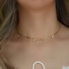 Snake chain stone necklace product photo 4 | Glossy.pk Pakistan