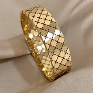 Clover Bangle Stainless Steel