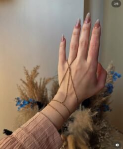 3-Layer Handchain — Stainless Steel — jewellery from Glossy.pk, Pakistan
