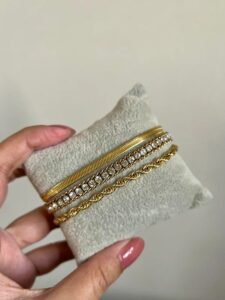 3-piece bracelet combo - stainless steel set — jewellery from Glossy.pk, Pakistan