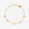 Heart Sparkle Bracelet — Black & White product photo 2 | Glossy.pk Pakistan