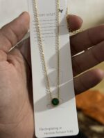 single stone green& white - Image 4