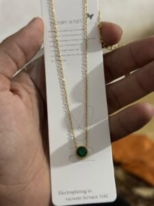 Single Stone Bracelet — Green & White product photo 4 | Glossy.pk Pakistan
