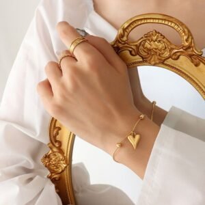 Heart Bracelet (Stainless Steel)