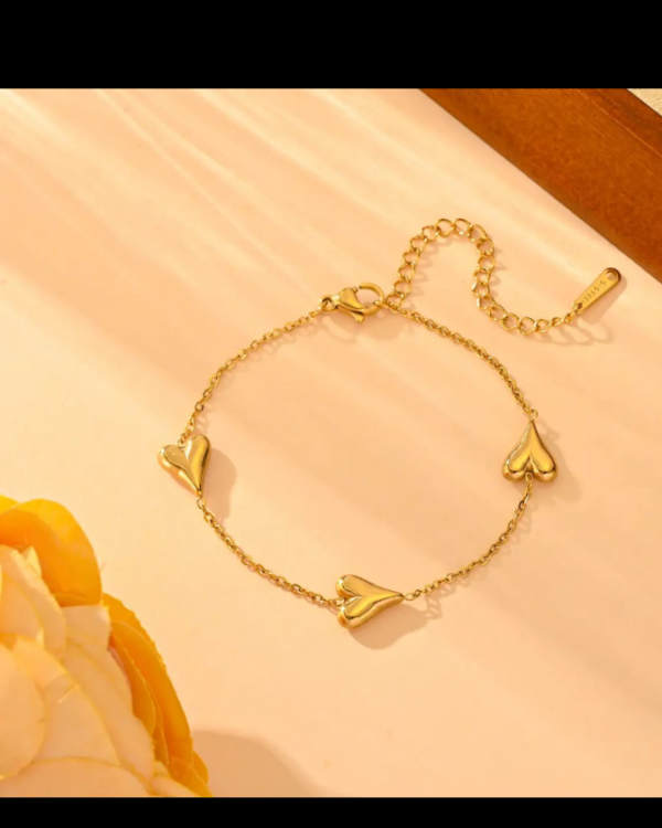 Heart Anklet (Stainless Steel) product photo 3 | Glossy.pk Pakistan