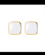 Square black and white stud - Image 2