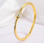 Studded Lock Cubic Zirconia handcuff - Image 3