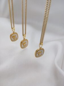 Flower Necklace — Tarnish-Free Stainless Steel product photo 3 | Glossy.pk Pakistan