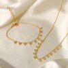 Stone-set bracelet and necklace set product photo 2 | Glossy.pk Pakistan