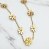 Flower Necklace — Stainless Steel, Tarnish-Free product photo 2 | Glossy.pk Pakistan