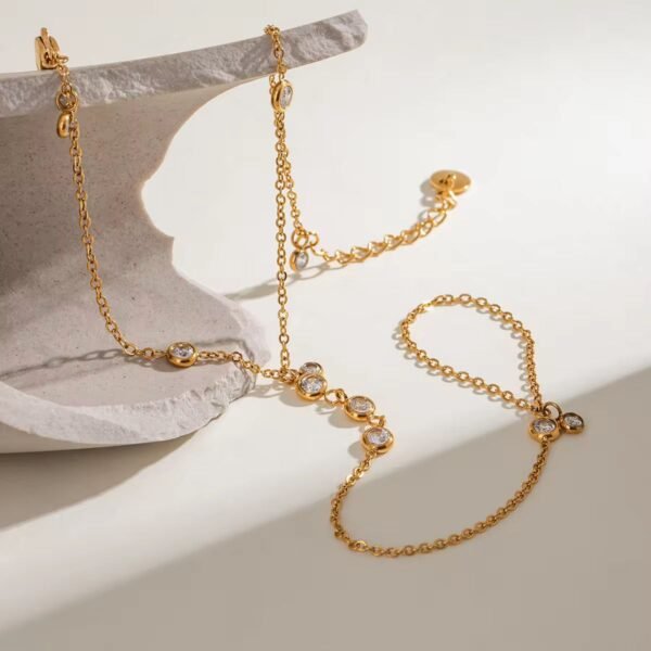 Anja Jewellery Set — Stainless Steel — jewellery from Glossy.pk, Pakistan