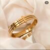 Minimal stainless-steel cuff bracelet product photo 2 | Glossy.pk Pakistan