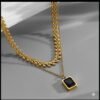 Double Layer Necklace — Stainless Steel product photo 2 | Glossy.pk Pakistan