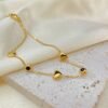 Heart Sparkle Bracelet — Black & White product photo 3 | Glossy.pk Pakistan
