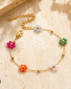 Mini Flower Multi Bracelet product photo 2 | Glossy.pk Pakistan