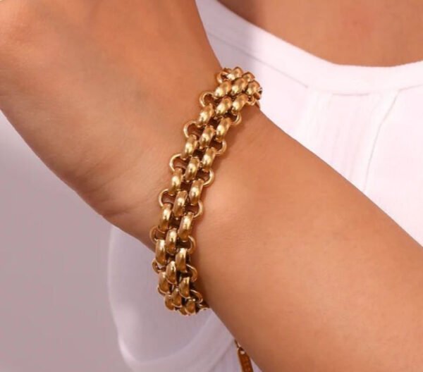 Hip Hop Stainless Steel Bracelet (Waterproof) — jewellery from Glossy.pk, Pakistan