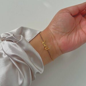 Monogram‑Style Bracelet (logo‑inspired)