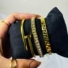 3-Piece Hand Cuff & Bracelet Set – Polished Finish — jewellery from Glossy.pk, Pakistan