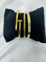 3pc Hand cuff and Bracelet Combo