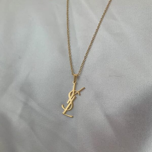 Monogram‑Style Pendant (logo‑inspired) — jewellery from Glossy.pk, Pakistan
