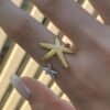 2 Tone Starfish Adjustable Ring product photo 2 | Glossy.pk Pakistan