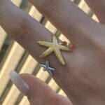 2 Tone starfish adjustable ring - Image 3