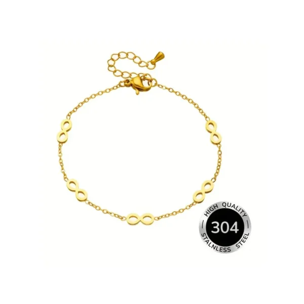 Infinity Chain Bracelet product photo 3 | Glossy.pk Pakistan