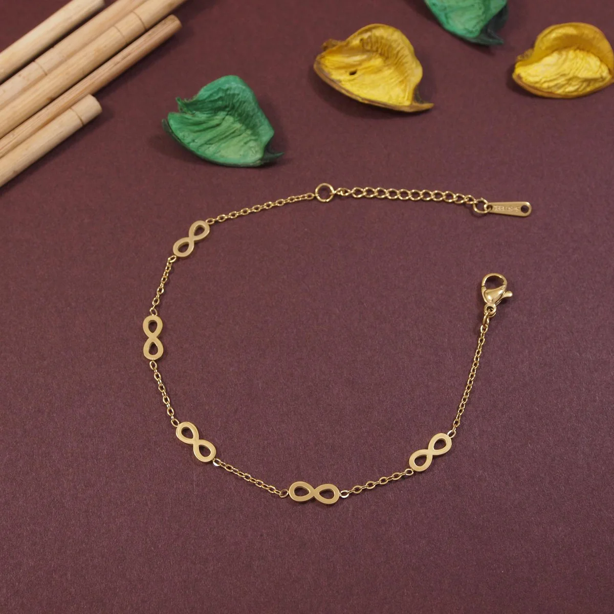 STBR5862 Infinity Chain Bracelet - Image 1