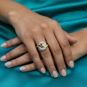 Chunky Stone Adjustable Ring — Design 4