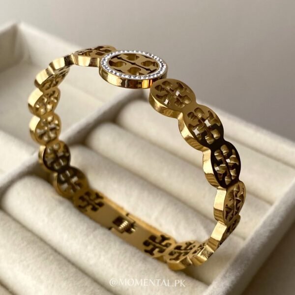 Gold-plated Handcuff Bracelet product photo 2 | Glossy.pk Pakistan