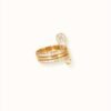 3 Layered- Safety pin trendy RING anti-tarnish jewellery from Glossy.pk, Lahore