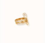 3 Layered- Safety pin trendy RING - Image 6