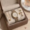 Watch & Heart Bracelet Set — Tarnish-Free — jewellery from Glossy.pk, Pakistan