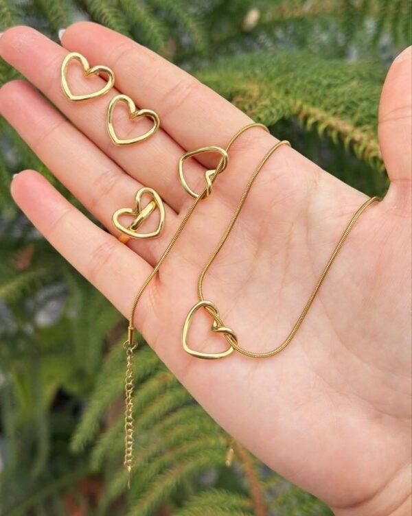 Heart Set Combo — jewellery from Glossy.pk, Pakistan