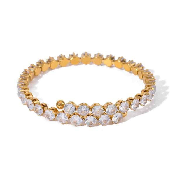 Luxury Diamond Handcuff anti-tarnish jewellery from Glossy.pk, Lahore