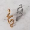 Chunky Snake Ring — Silver Tone (Stainless Steel) product photo 4 | Glossy.pk Pakistan