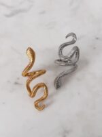 Trendy Chunky snake 🐍 Gold Ring - Image 5