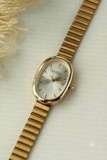Oval Naidu Women Watch-White Dial - Image 5